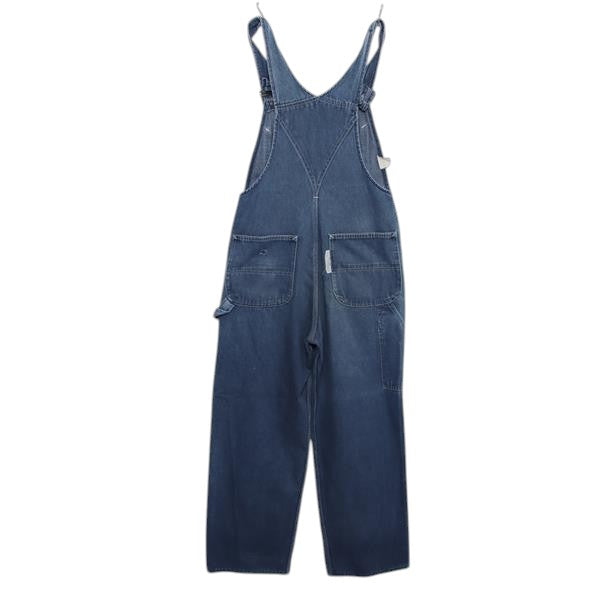 Trudwear salopette di jeans denim W30 L30 unisex made in USA