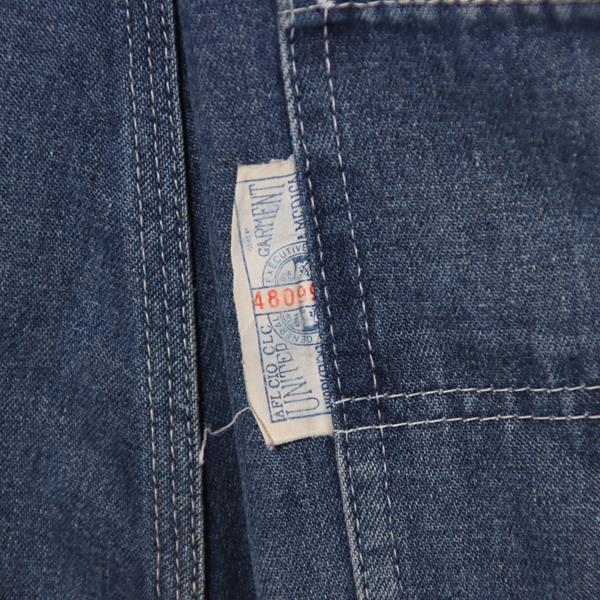 Trudwear salopette di jeans denim W30 L30 unisex made in USA