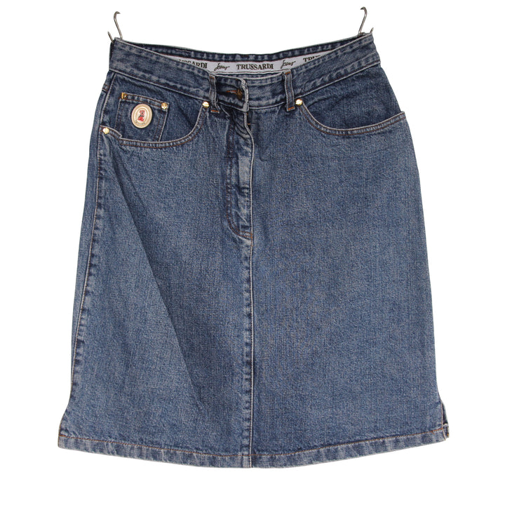 Trussardi Gonna di Jeans Denim W34 Donna