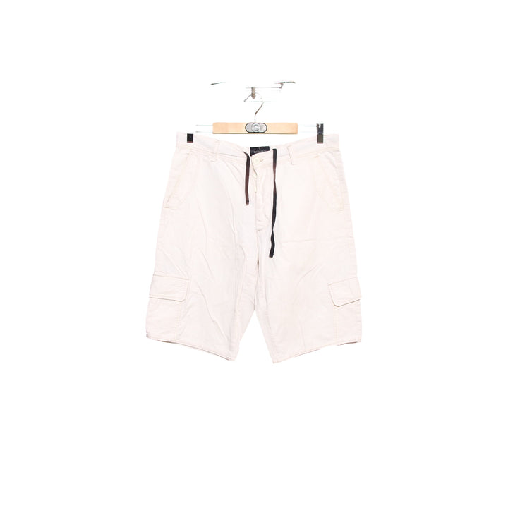 Trussardi Jeans Bermuda Cargo Bianco Taglia 50 Uomo