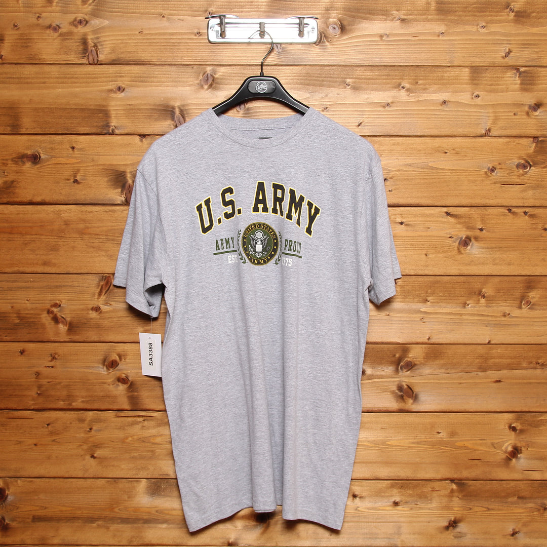 U.S. Army T-Shirt Grigia Taglia XL Unisex