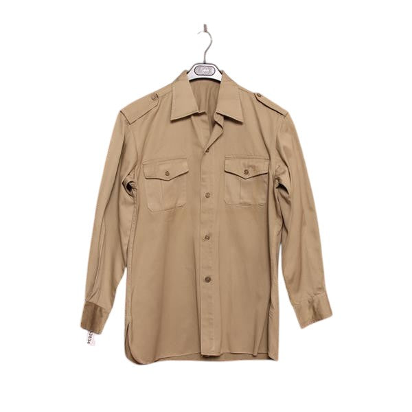 US Army camicia militare beige taglia L uomo