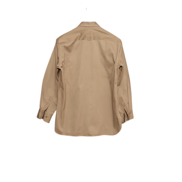 US Army camicia militare beige taglia L uomo