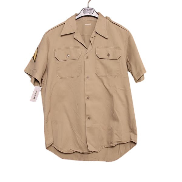 US Army camicia militare beige taglia M uomo
