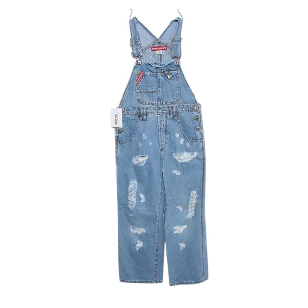 Unionbay salopette di jeans custom denim taglia M donna