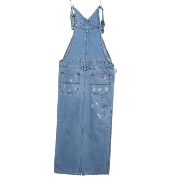 Unionbay salopette di jeans custom denim taglia M donna