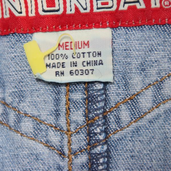 Unionbay salopette di jeans custom denim taglia M donna