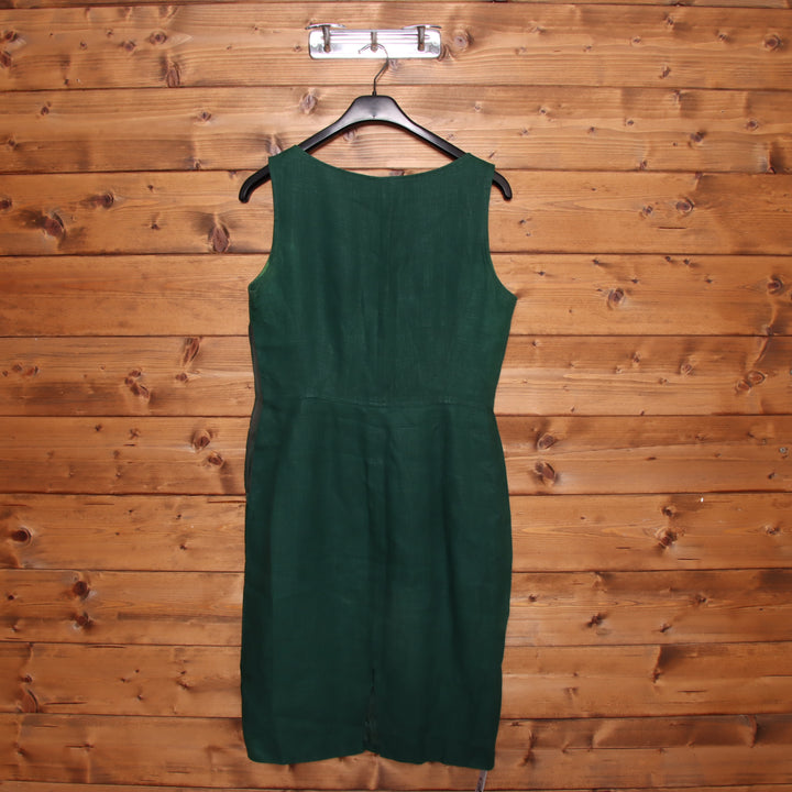 Valentino Miss V Vestito Vintage Verde Taglia 46 Donna