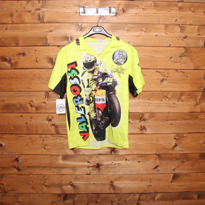 Valentino Rossi T-Shirt Vintage Gialla Taglia S Uomo