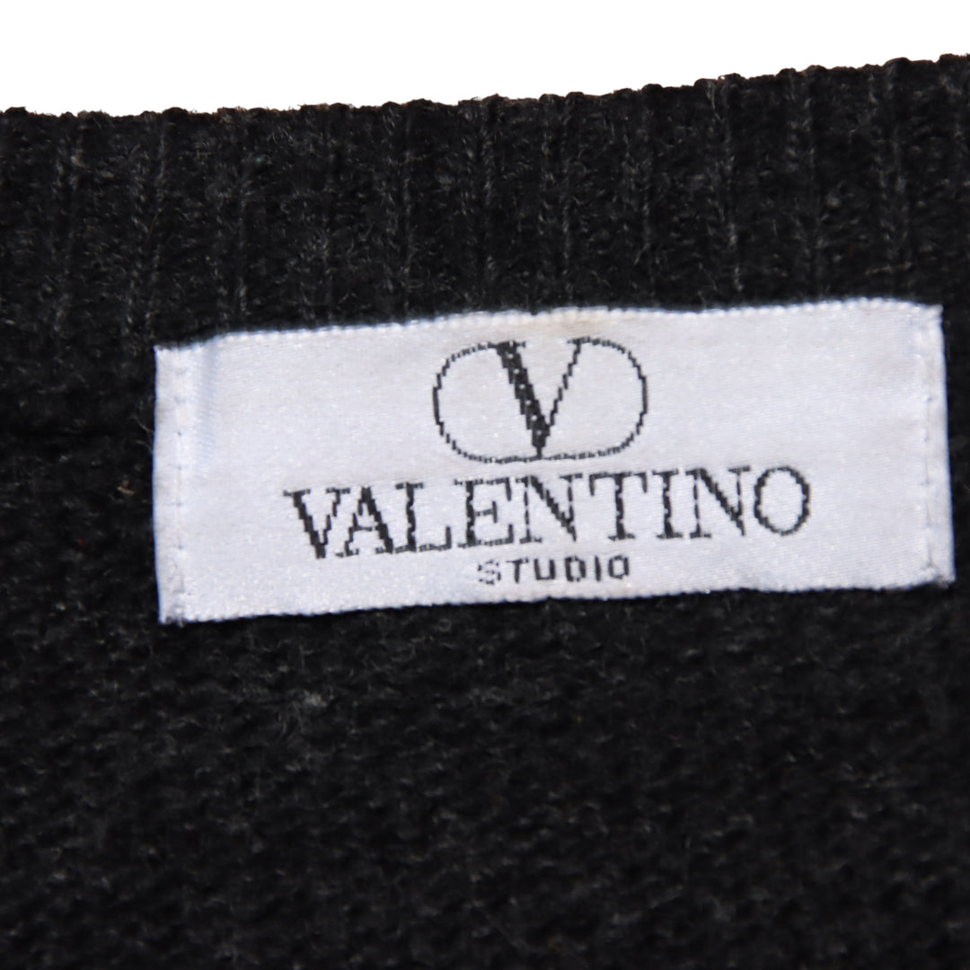 Valentino Maglione Grigio Taglia 56 Uomo