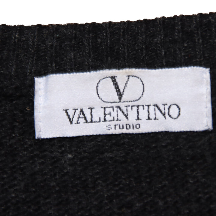 Valentino Maglione Grigio Taglia 56 Uomo