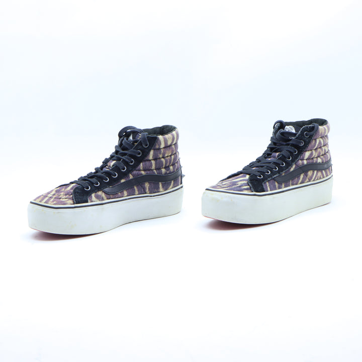 Vans SK8-Hi Platform Sneakers Nere e Marroni con Borchie Numero 37 Donna