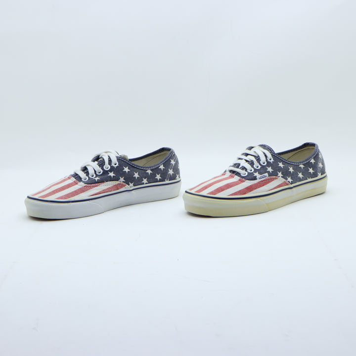 Vans Van Doren Sneakers Bianca, Blu e Rossa USA Numero 39 Unisex