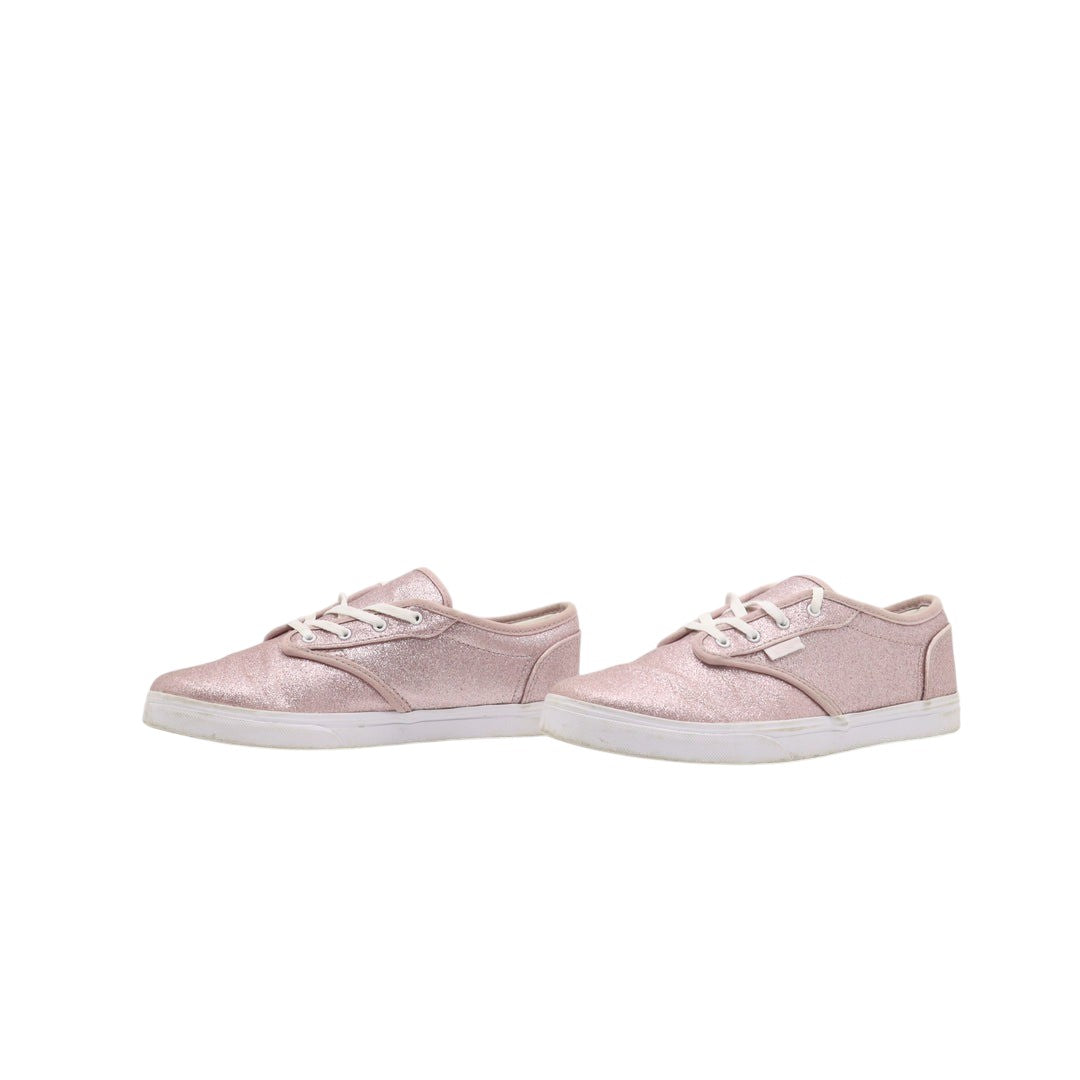 Vans Atwood Missy Basse Rosa con Brillantini Eur 35 Bambina