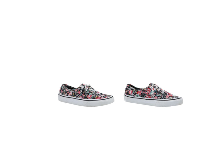 Vans Authentic Basse Nero a Fiori Eur 36 Unisex