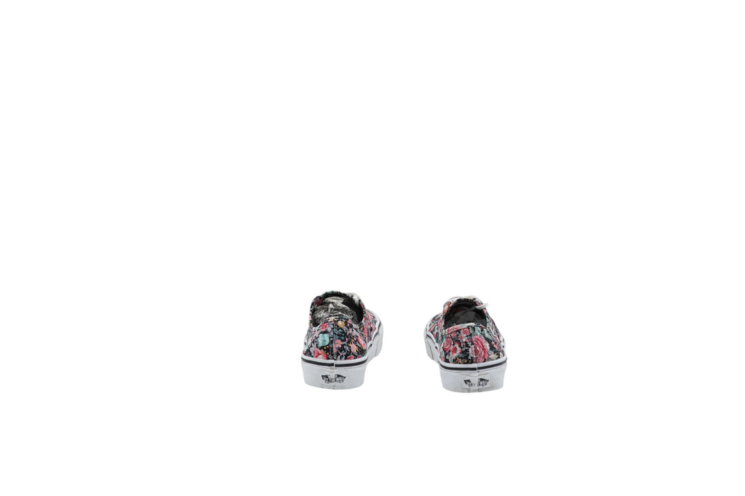 Vans Authentic Basse Nero a Fiori Eur 36 Unisex