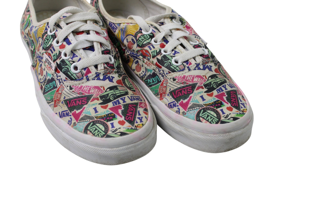 Vans Authentic scarpe Multicolore Basse Eur 36.5 UK 4 US Mens 5 US Women 6.5 in Tela