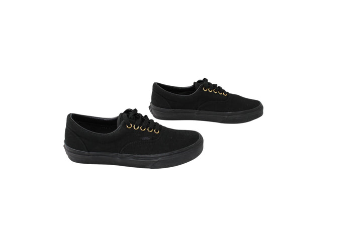 Vans ERA scarpe Nero Basse Eur 38.5 UK 5.5 US Mens 6.5 US Women 8 occhielli oro