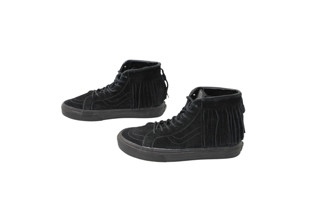 Vans SK8-HI scarpe Nero Alte Eur 36.5 UK 4 US Mens 5 US Women 6.5 in Camoscio