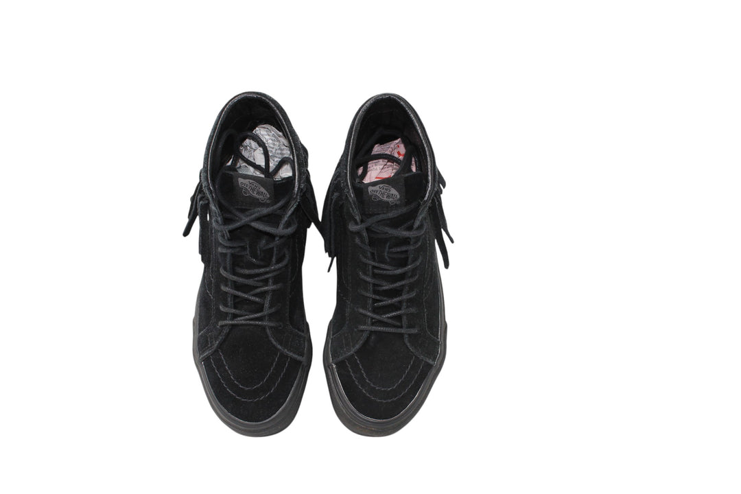 Vans SK8-HI scarpe Nero Alte Eur 36.5 UK 4 US Mens 5 US Women 6.5 in Camoscio
