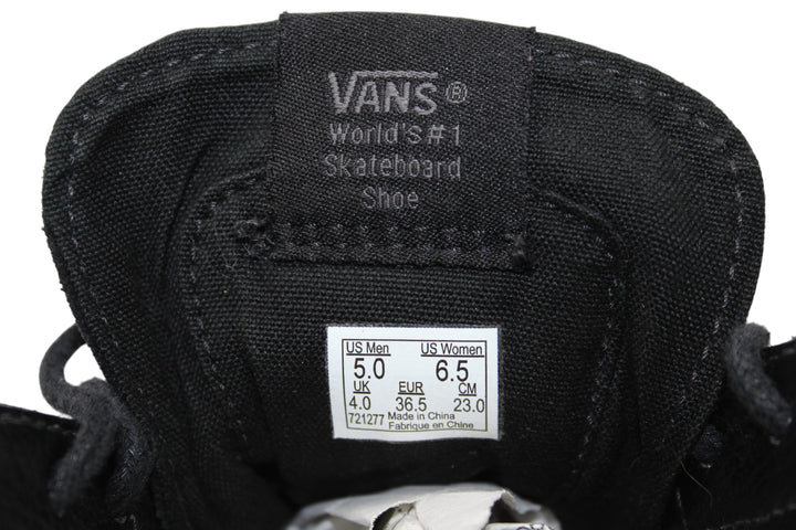 Vans SK8-HI scarpe Nero Alte Eur 36.5 UK 4 US Mens 5 US Women 6.5 in Camoscio