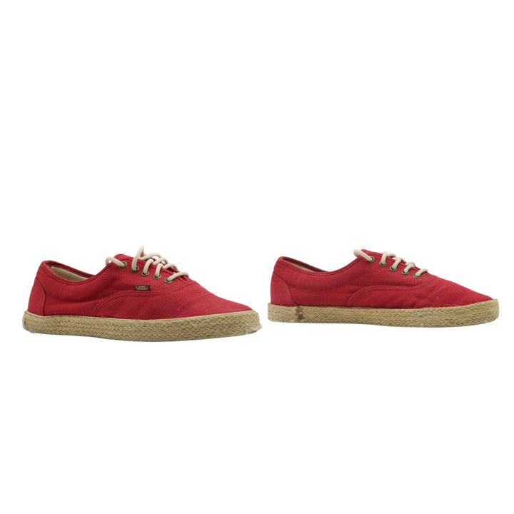 Vans Hemp Espadrillas Basse Rosso Eur 45 Uomo