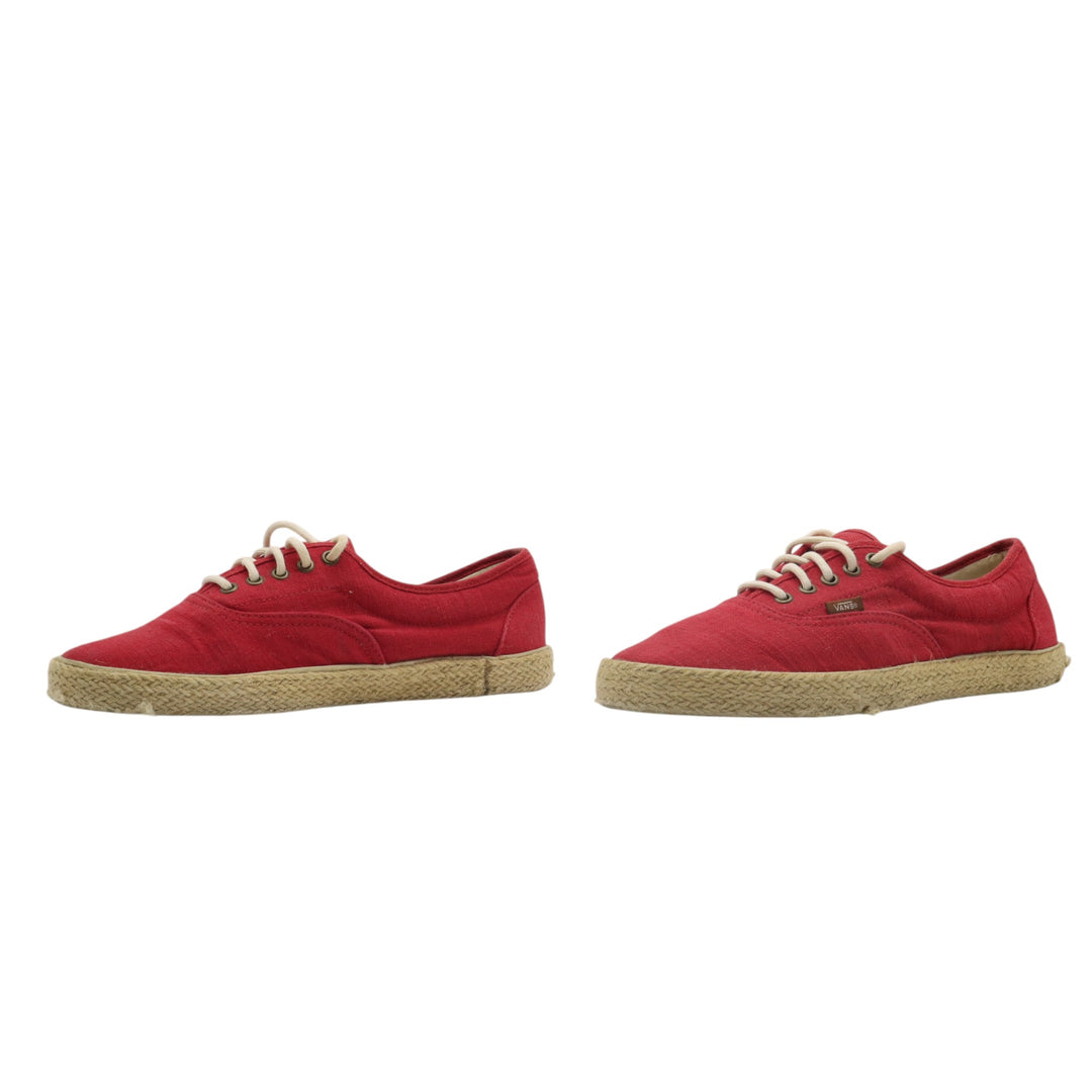 Vans Hemp Espadrillas Basse Rosso Eur 45 Uomo