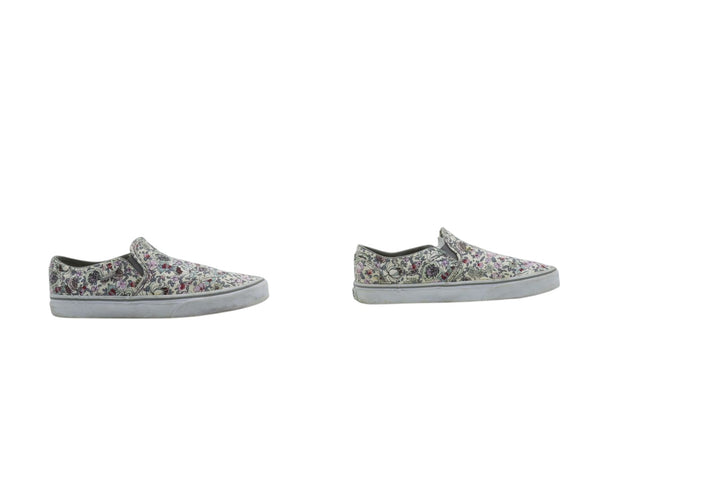 Vans Slip On Basse Bianche a fiori Eur 40 Donna