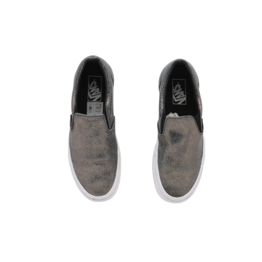 Vans Slip On Scarpa Basse Bronzo Metallic Eur 38.5 Unisex