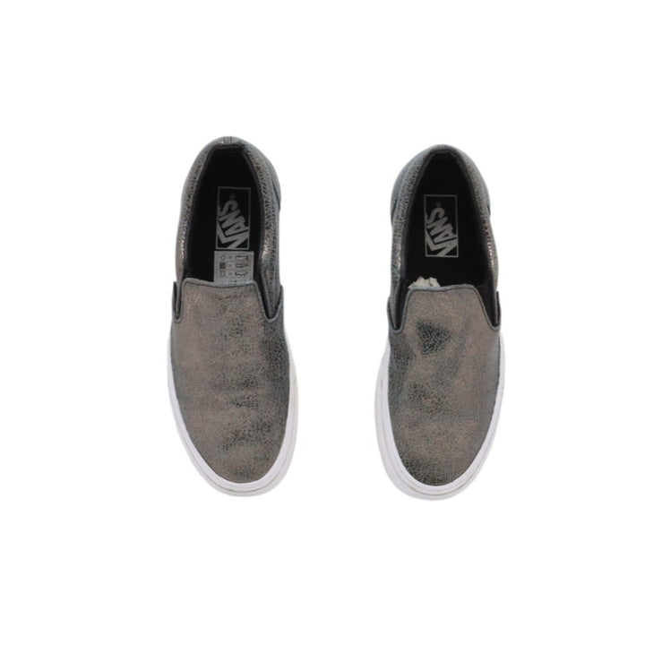 Vans Slip On Scarpa Basse Bronzo Metallic Eur 38.5 Unisex