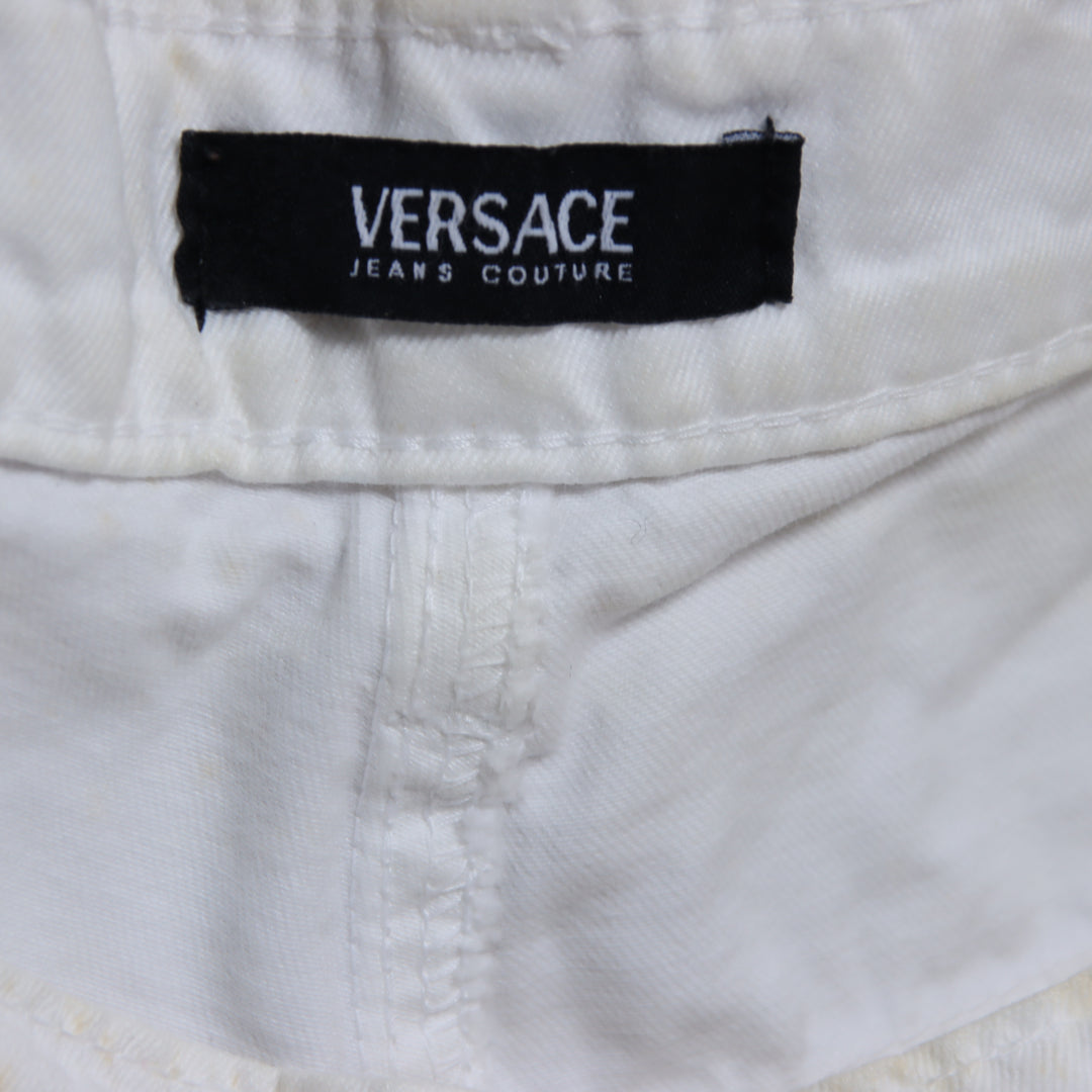Versace Pantalone Bianco W30 Donna