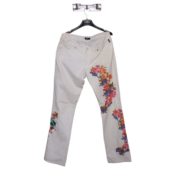 Versace Pantalone Bianco W30 Donna