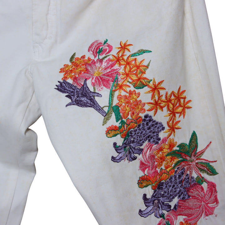 Versace Pantalone Bianco W30 Donna