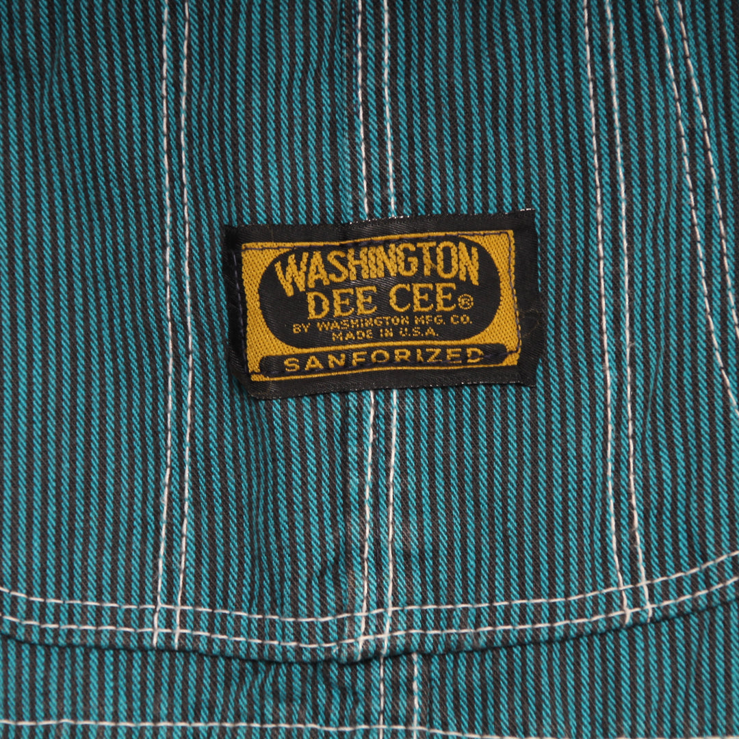 Washington Dee Cee Salopette di Jeans Verde W27 L34 Donna