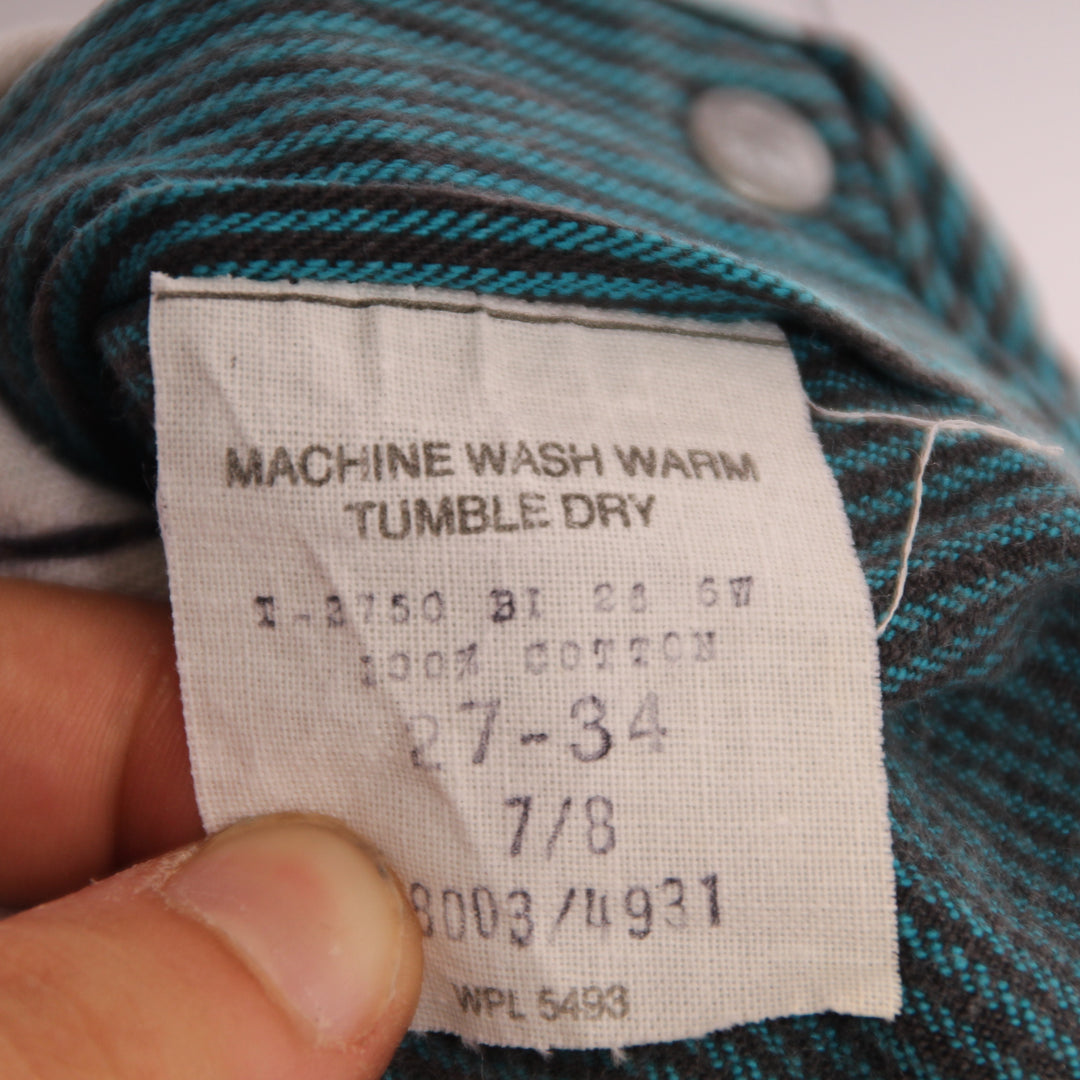 Washington Dee Cee Salopette di Jeans Verde W27 L34 Donna