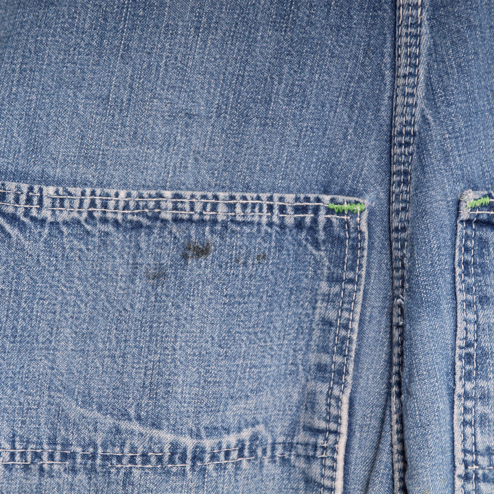 Washington Dee Cee Salopette di Jeans Vintage Denim Taglia S Unisex