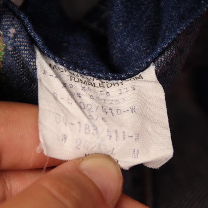 Washington Dee Cee Salopette di Jeans Vintage Denim W26 Unisex