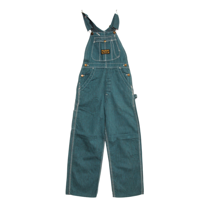 Washington Dee Cee Salopette di Jeans Verde W27 L34 Donna