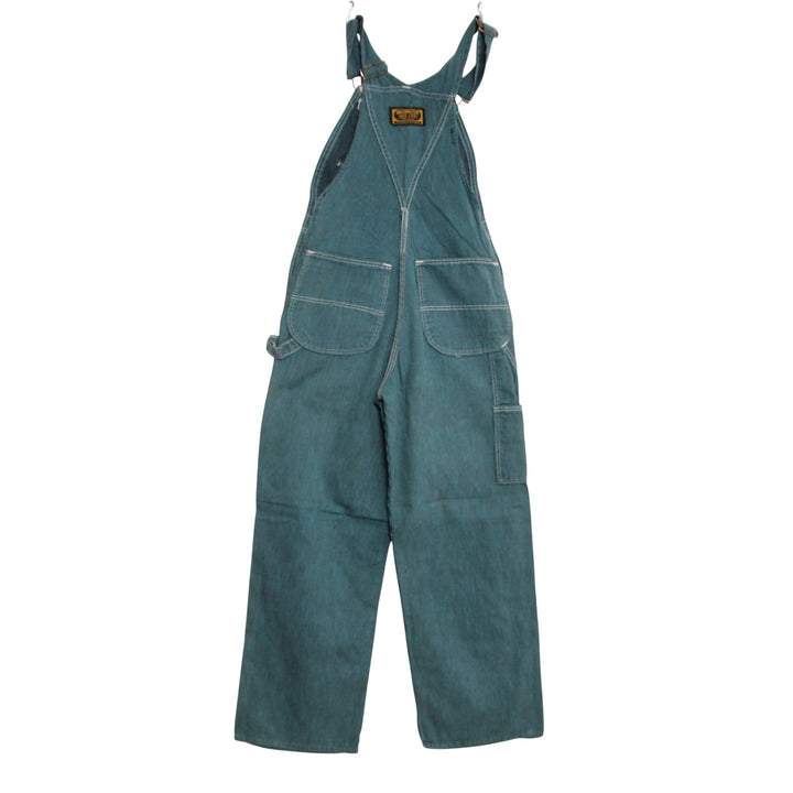 Washington Dee Cee Salopette di Jeans Verde W27 L34 Donna