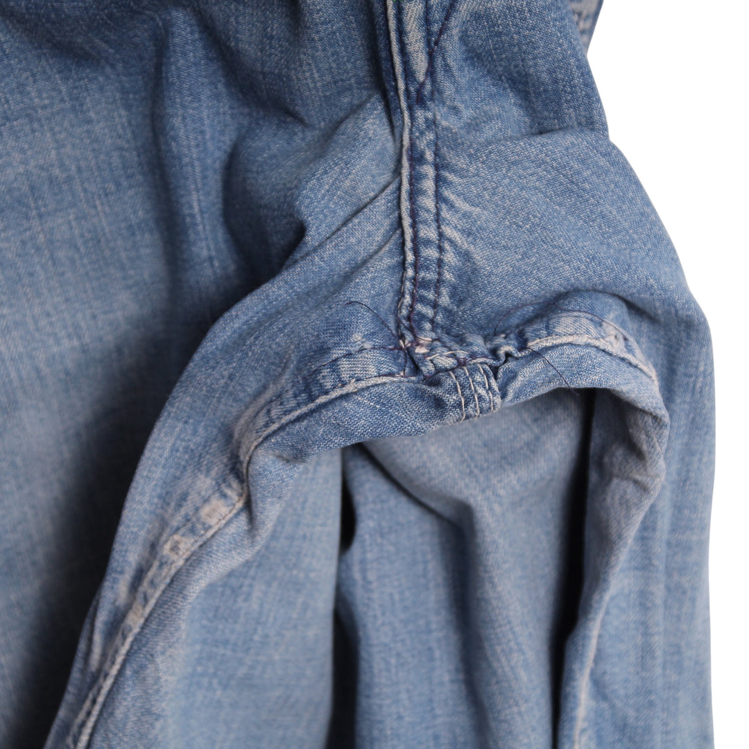 Washington Dee Cee Salopette di Jeans Vintage Denim Taglia S Unisex