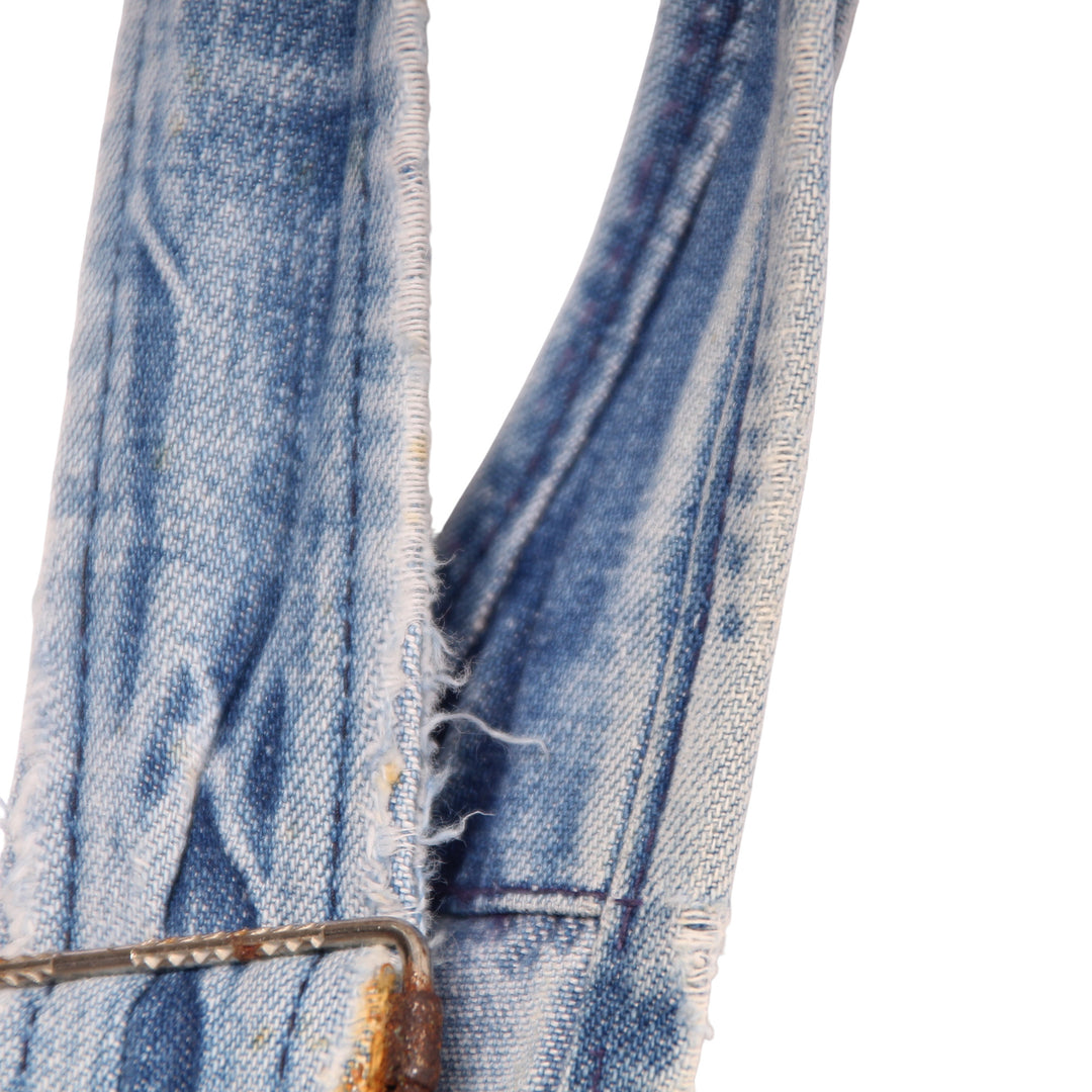 Washington Dee Cee Salopette di Jeans Vintage Denim Taglia S Unisex