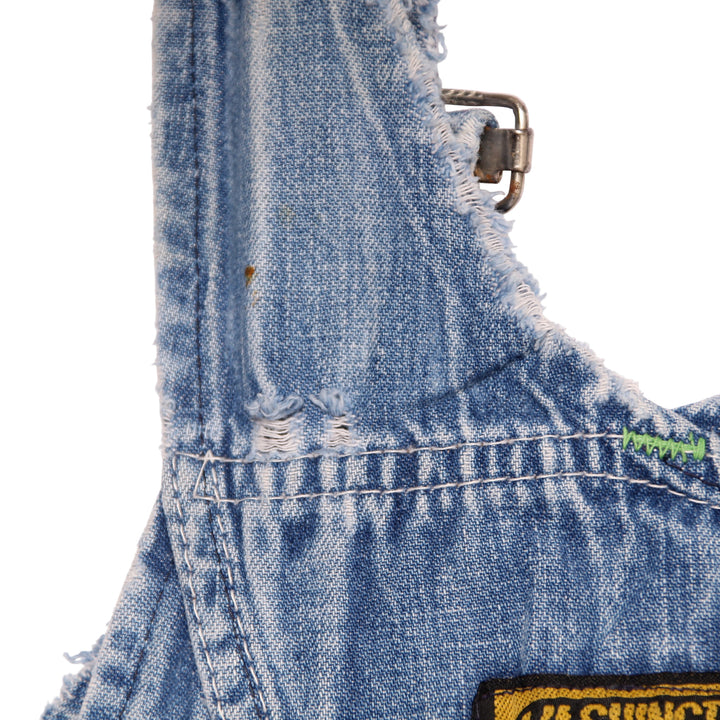 Washington Dee Cee Salopette di Jeans Vintage Denim Taglia S Unisex