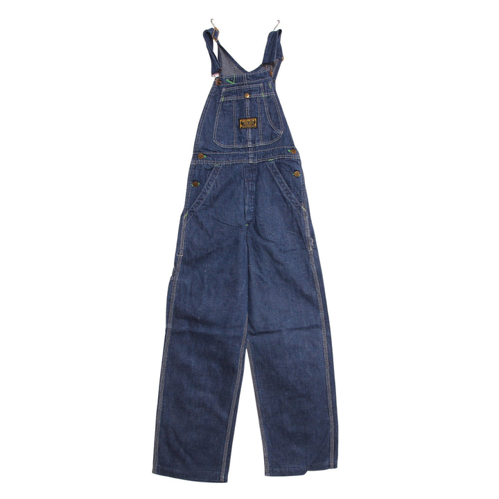 Washington Dee Cee Salopette di Jeans Vintage Denim W26 Unisex