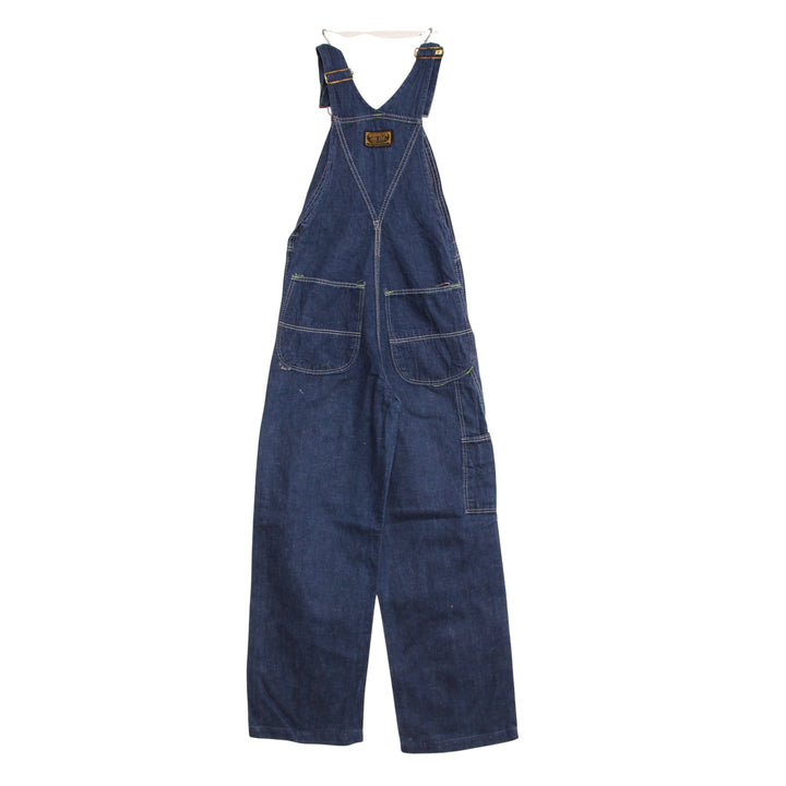 Washington Dee Cee Salopette di Jeans Vintage Denim W26 Unisex