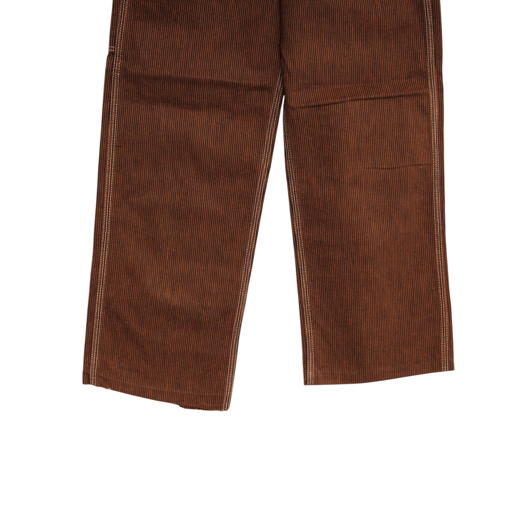 Washington Dee Cee Salopette di Jeans in Velluto Marrone W25 L34 Unisex