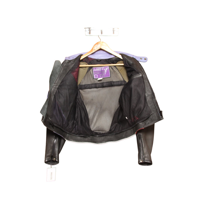 Wintex Tuta da Moto Nera e Viola Taglia 52 Uomo