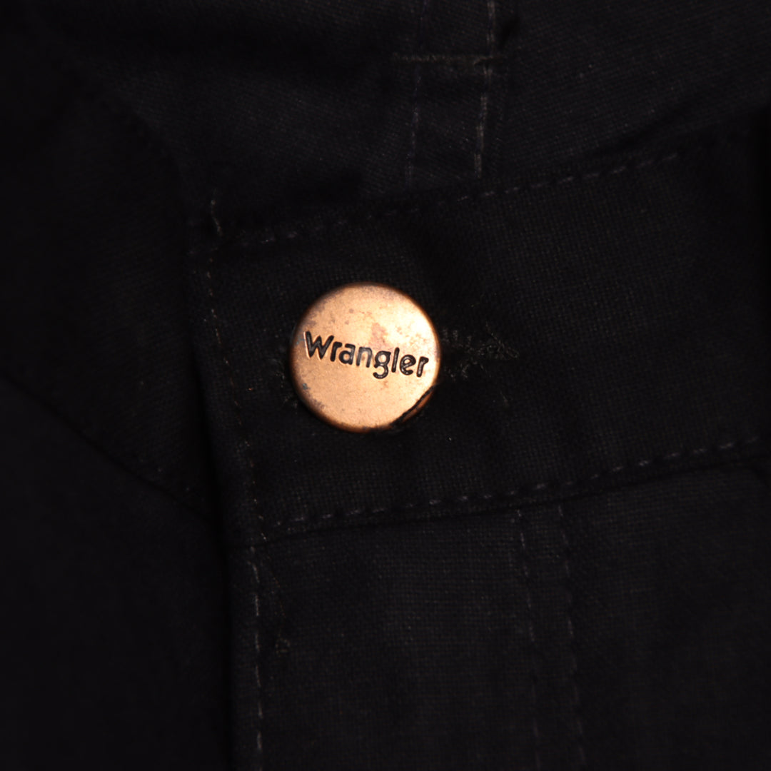 Wrangler Casual W33 L36 jeans vintage 70' in denim nero unisex deadstock w/tags