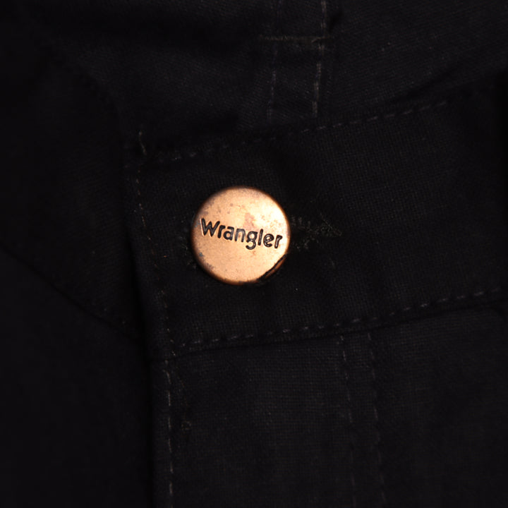 Wrangler Casual W33 L36 jeans vintage 70' in denim nero unisex deadstock w/tags