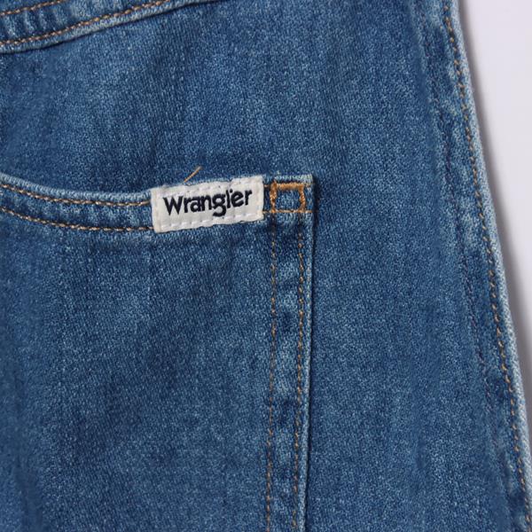 Wrangler Mom Bib Short Salopette di jeans denim taglia M donna
