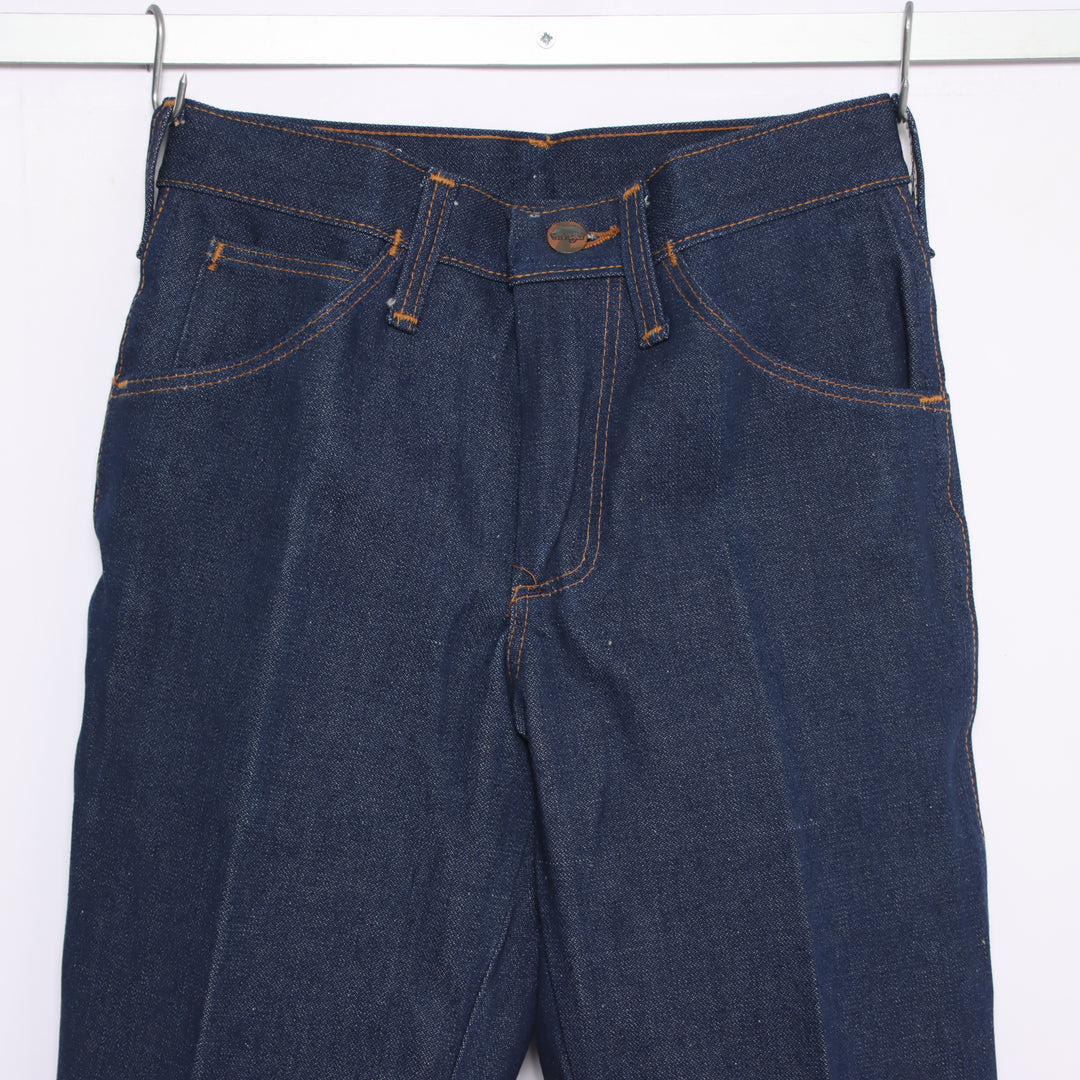 Wrangler Western Cut 70' W26 L35 jeans vintage in denim da donna deadstock w/tags